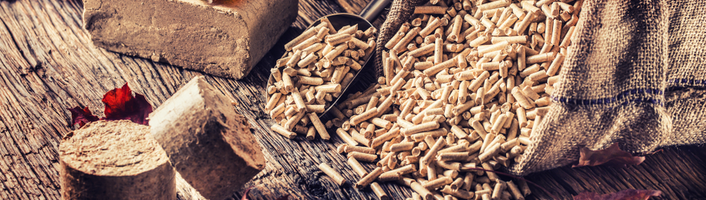 sac de pellets renversé au sol