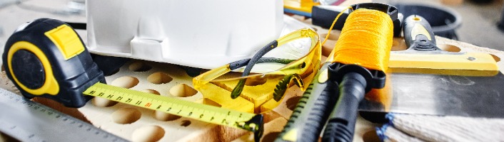 outils et protections de chantier
