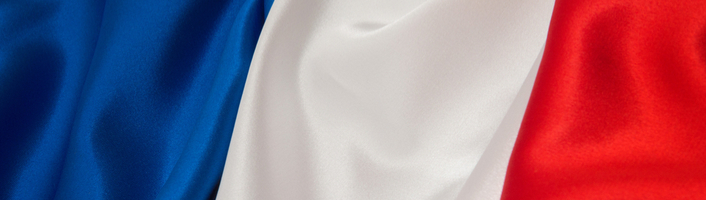 focus sur un drapeau français