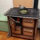 une cuisinière à bois