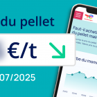 prix pellets juillet