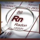 loupe sur la case radon d'un tableau périodique