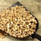 pelle remplie de bois granulés