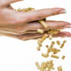 main égrainant du pellets