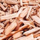 focus sur des copeaux de bois