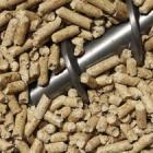 focus sur du pellets de bois