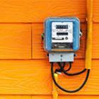 compteur électrique en extérieur