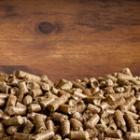 tas de pellets de bois