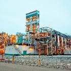 une centrale pétrolière