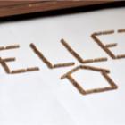 le mot pellet écrit avec des pellets