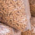 focus sur des sacs de pellets