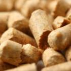 focus sur des pellets de bois