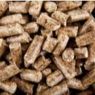 focus sur du pellets de bois