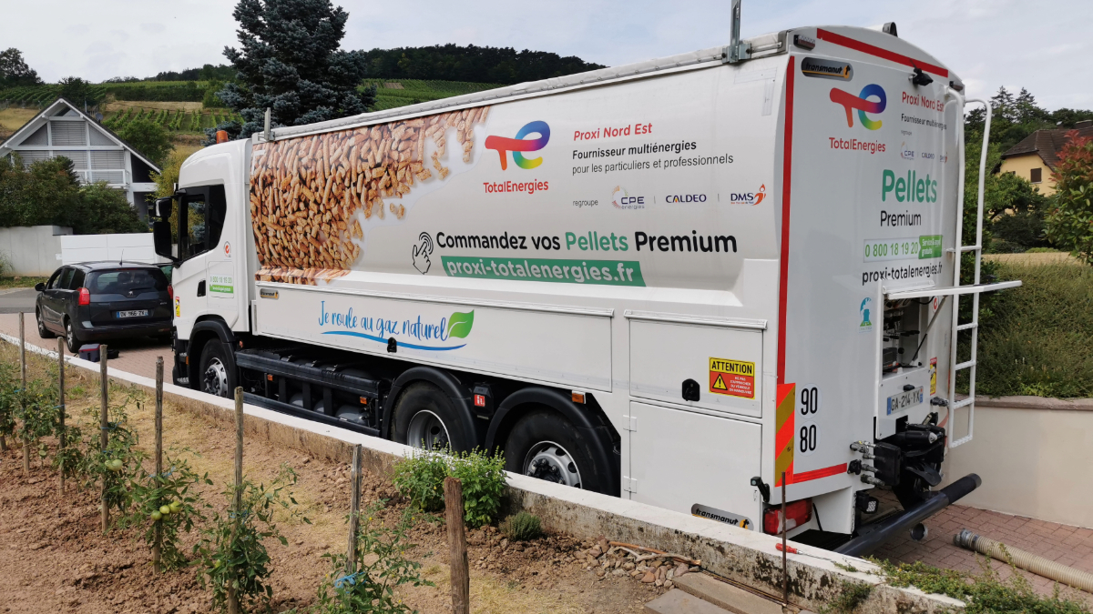 camion de livraison totalenergies