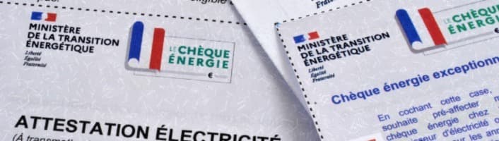 focus sur des chèques énergies