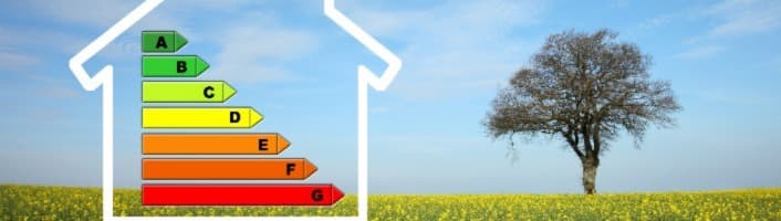 un arbre et un gradué de diagnostic performance énergétique