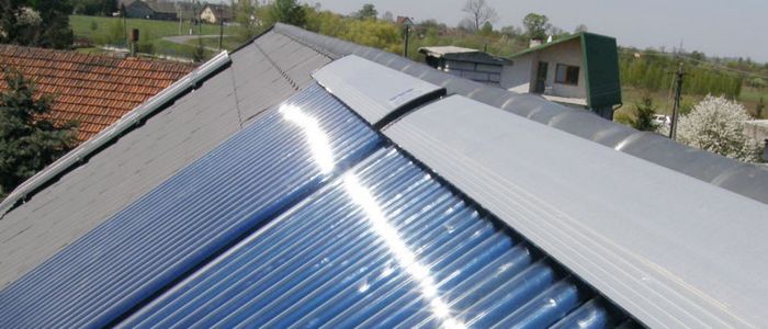 panneaux solaires sur une maison