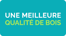 vignette avec écrit meilleure qualité de bois