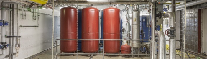 focus dans une usine à fioul