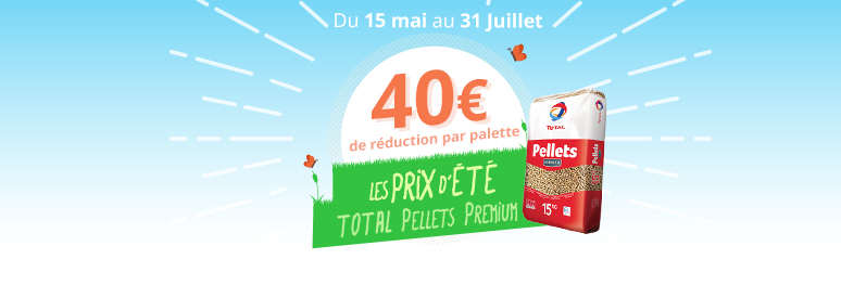 vignette présentant une réduction de prix de pellets premium
