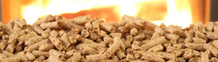 focus d'un tas de pellets