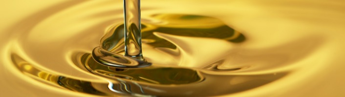 focus d'une huile versée
