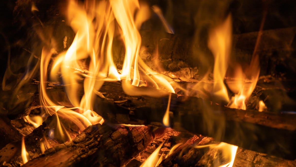 focus sur des flammes