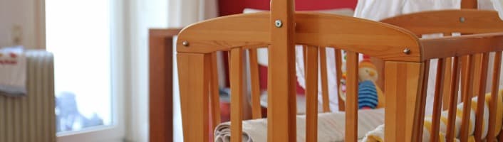 focus sur un berceau